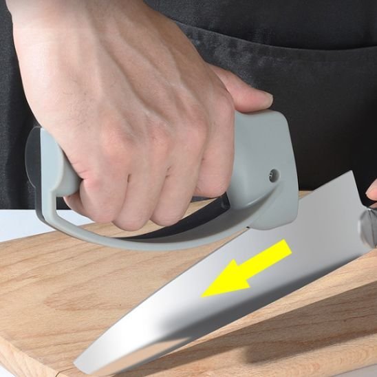 Aiguiseur couteau avec poignée pratique