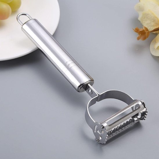 économe cuisine inox triple lame