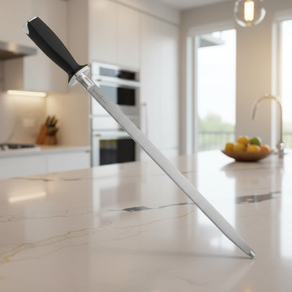 Fusil à aiguiser dans cuisine moderne