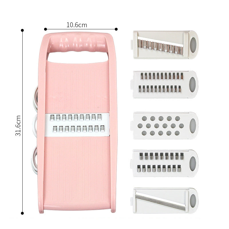 Mandoline cuisine multifoncton rose