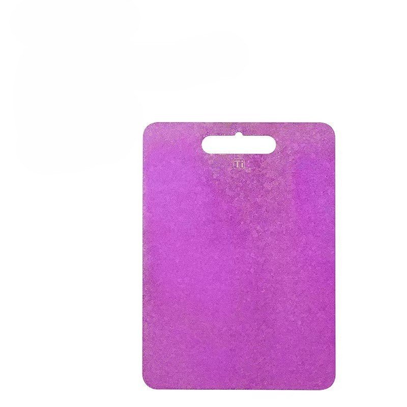planche a decouper en titane mauve