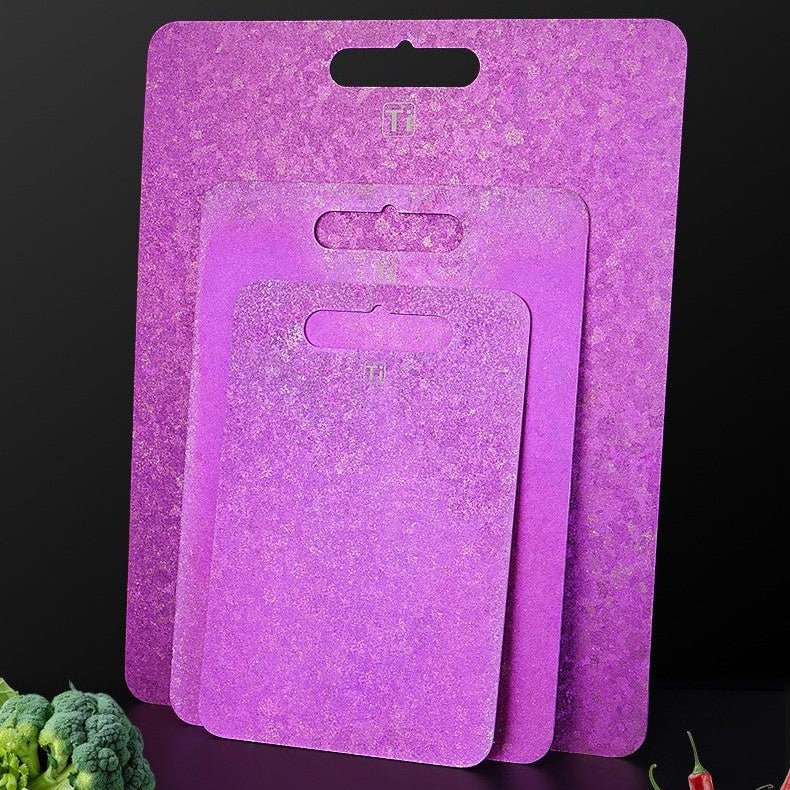 planche a decouper en titane pur en trois formats