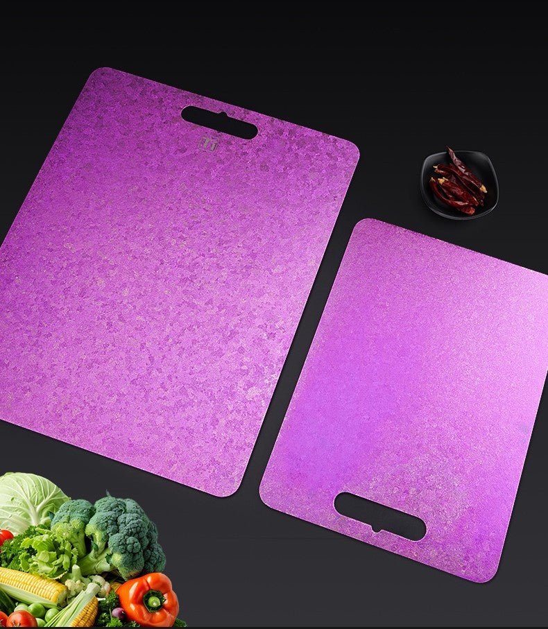 Planche a decouper titane en deux formats