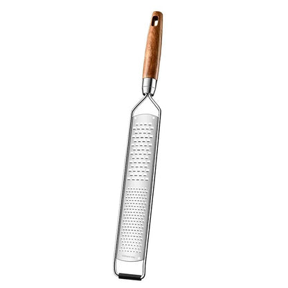 Râpe microplane double lames avec poignée en bois