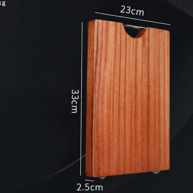 Planche en bois à découper d'ébène grand format 