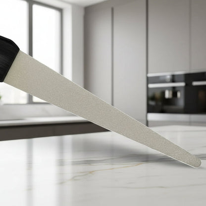 zoom de la tige pointu du fusil à aiguiser