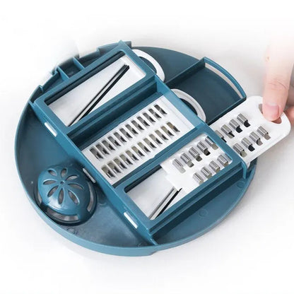 Coupe légumes multifonction avec rangement intégré