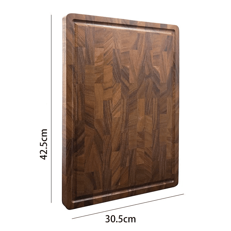 Dimension d'une planche a decouper bois de noyer