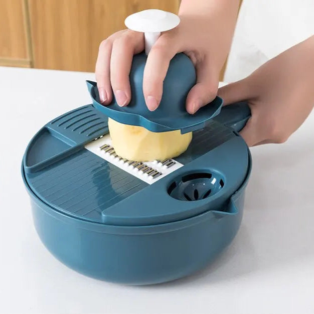 Coupe légumes avec poignée utilitaire protectrice