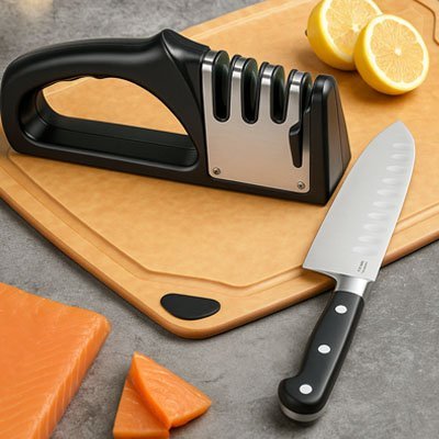 Aiguiseur couteau avec poignée