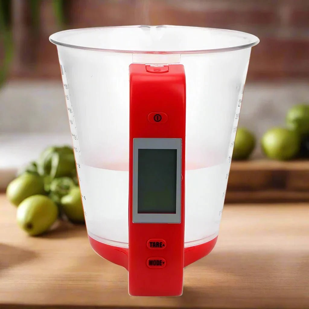 Balance de Cuisine - ElectronicCups™ - Rouge - Connection Cuisine