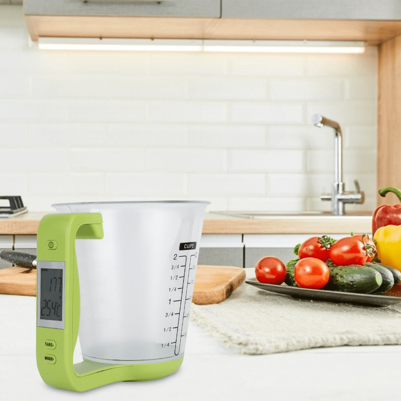 Balance de Cuisine - ElectronicCups™ - Vert - Connection Cuisine