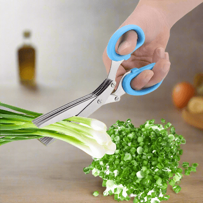 Ciseaux de Cuisine - MultiLayersScissor™ - Bleu - Connection Cuisine