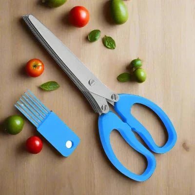 Ciseaux de Cuisine - MultiLayersScissor™ - Bleu - Connection Cuisine