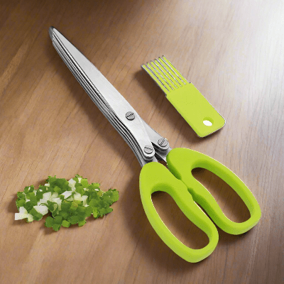 Ciseaux de Cuisine - MultiLayersScissor™ - Vert Clair - Connection Cuisine