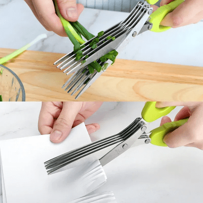 Ciseaux de Cuisine - MultiLayersScissor™ - Vert Clair - Connection Cuisine