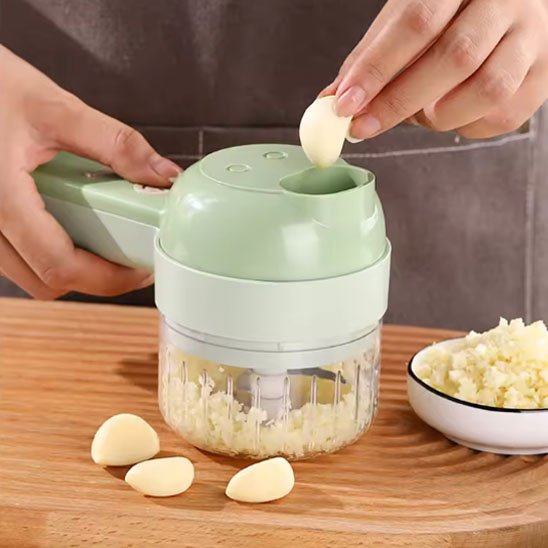 Coupe légumes électrique pour hacher ail