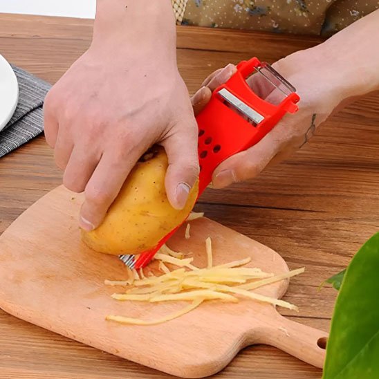 Cuisinier râpe pomme de terre sur coupe legume manuel multifonction