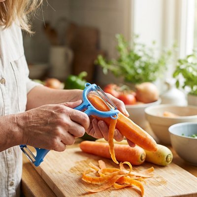 Éplucheur à légumes avec lame large