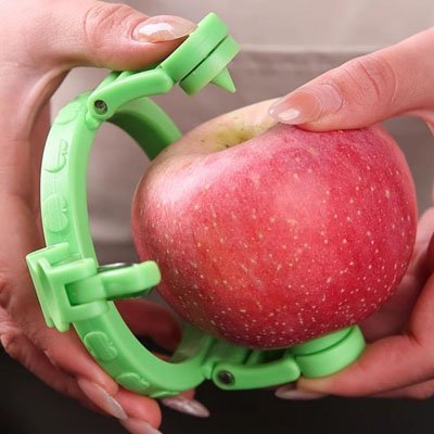 Éplucheur à pommes sécuritaire