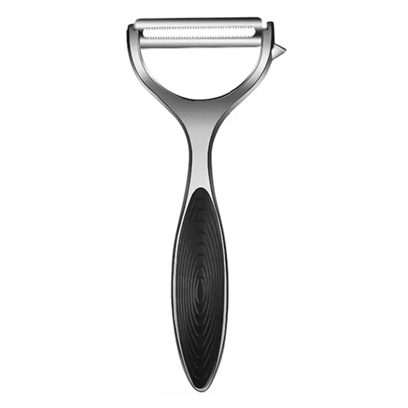 eplucheur de pomme de terre en inox avec lame dentellée