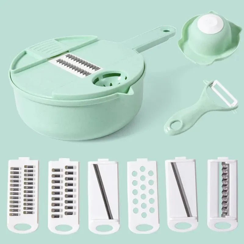 Hachoir Manuel - CutShredGrater™ - Vert - Connection Cuisine