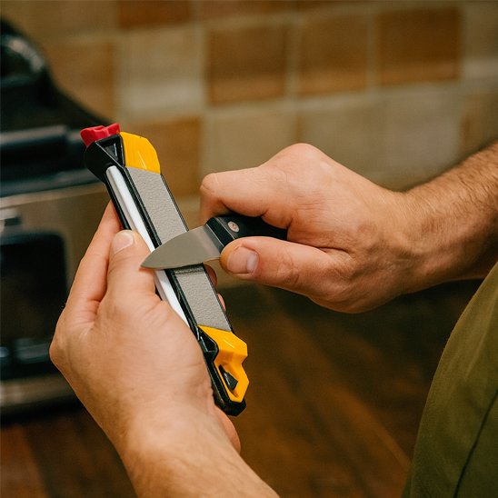 Pierre a aiguiser portable