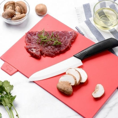Planche a découper rouge pour la viande