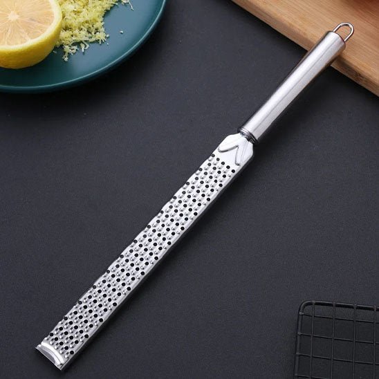 Rape microplane avec look inox brillant