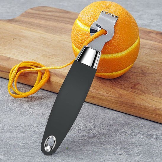 Zesteur citron design en acier inoxydable 