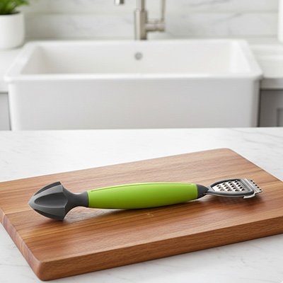 Zesteur multiusage râpe, et extracteur à jus